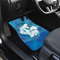 Turquoise Polynesia Father's Day Car Mats Dad You Are My Hero LT14 - Polynesian Pride