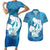 Turquoise Polynesia Father's Day Couples Matching Short Sleeve Bodycon Dress and Hawaiian Shirt Dad You Are My Hero