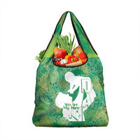 Green Polynesia Father's Day Grocery Bag Dad You Are My Hero LT14 1-pack One Size Green - Polynesian Pride