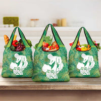 Green Polynesia Father's Day Grocery Bag Dad You Are My Hero LT14 3-pack One Size Green - Polynesian Pride