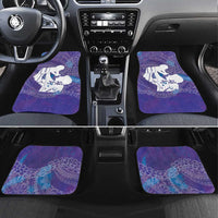 Purple Polynesia Father's Day Car Mats Dad You Are My Hero LT14 Set 4pcs Purple - Polynesian Pride