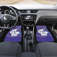 Purple Polynesia Father's Day Car Mats Dad You Are My Hero LT14 Set 2pcs - Front Purple - Polynesian Pride