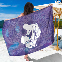 Purple Polynesia Father's Day Sarong Dad You Are My Hero