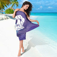 Purple Polynesia Father's Day Sarong Dad You Are My Hero