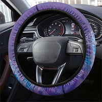 Purple Polynesia Father's Day Steering Wheel Cover Dad You Are My Hero LT14 - Polynesian Pride