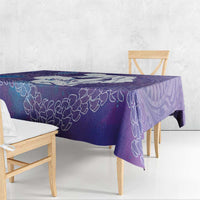 Purple Polynesia Father's Day Tablecloth Dad You Are My Hero LT14 - Polynesian Pride