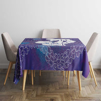 Purple Polynesia Father's Day Tablecloth Dad You Are My Hero LT14 - Polynesian Pride