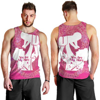 Pink Polynesia Father's Day Men Tank Top Dad You Are My Hero LT14 - Polynesian Pride