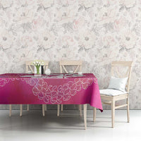 Pink Polynesia Father's Day Tablecloth Dad You Are My Hero