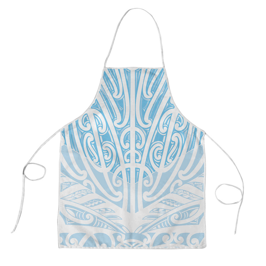 Blue New Zealand Puhoro Maori Tattoo Apron LT14 Blue - Polynesian Pride