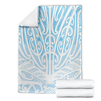 Blue New Zealand Puhoro Maori Tattoo Blanket