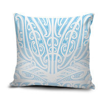 Blue New Zealand Puhoro Maori Tattoo Pillow Cover