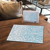 Blue New Zealand Puhoro Maori Tattoo Puzzle