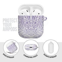 Purple New Zealand Puhoro Maori Tattoo AirPods Case
