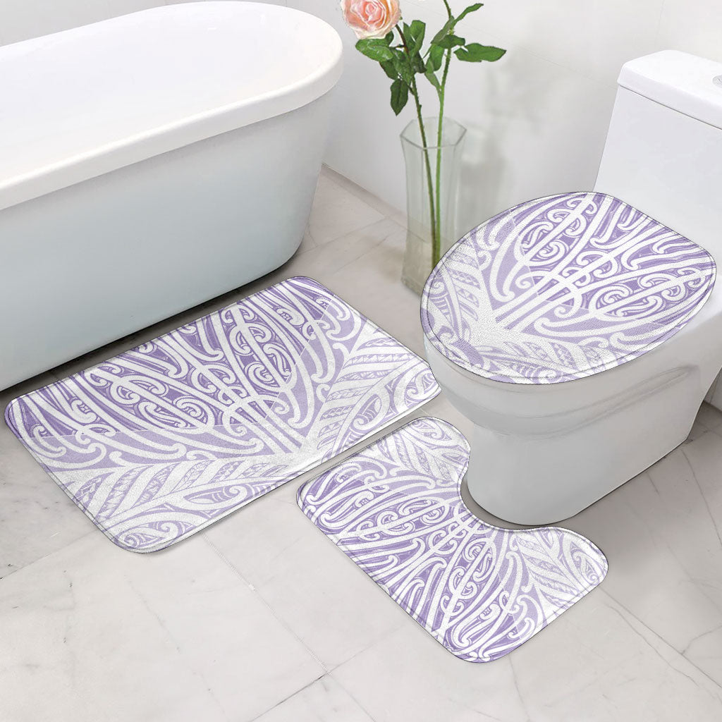 Purple New Zealand Puhoro Maori Tattoo Bathroom Set