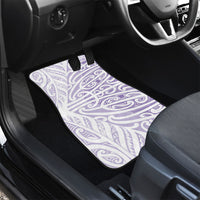 Purple New Zealand Puhoro Maori Tattoo Car Mats