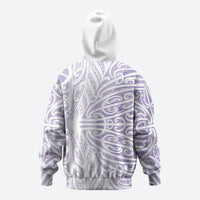 Purple New Zealand Puhoro Maori Tattoo Hoodie