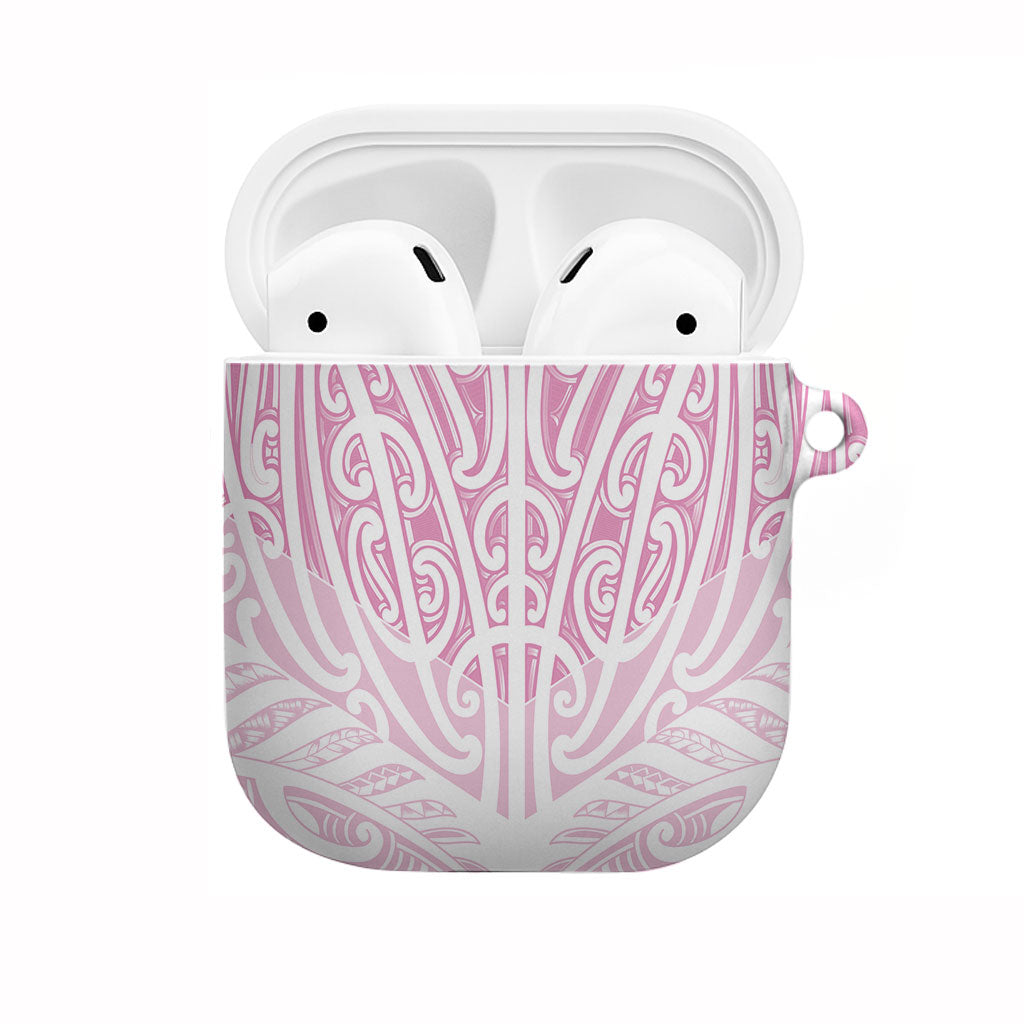 Pink New Zealand Puhoro Maori Tattoo AirPods Case LT14 Pink - Polynesian Pride