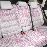 Pink New Zealand Puhoro Maori Tattoo Back Car Seat Cover