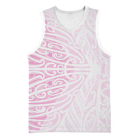 Pink New Zealand Puhoro Maori Tattoo Basketball Jersey