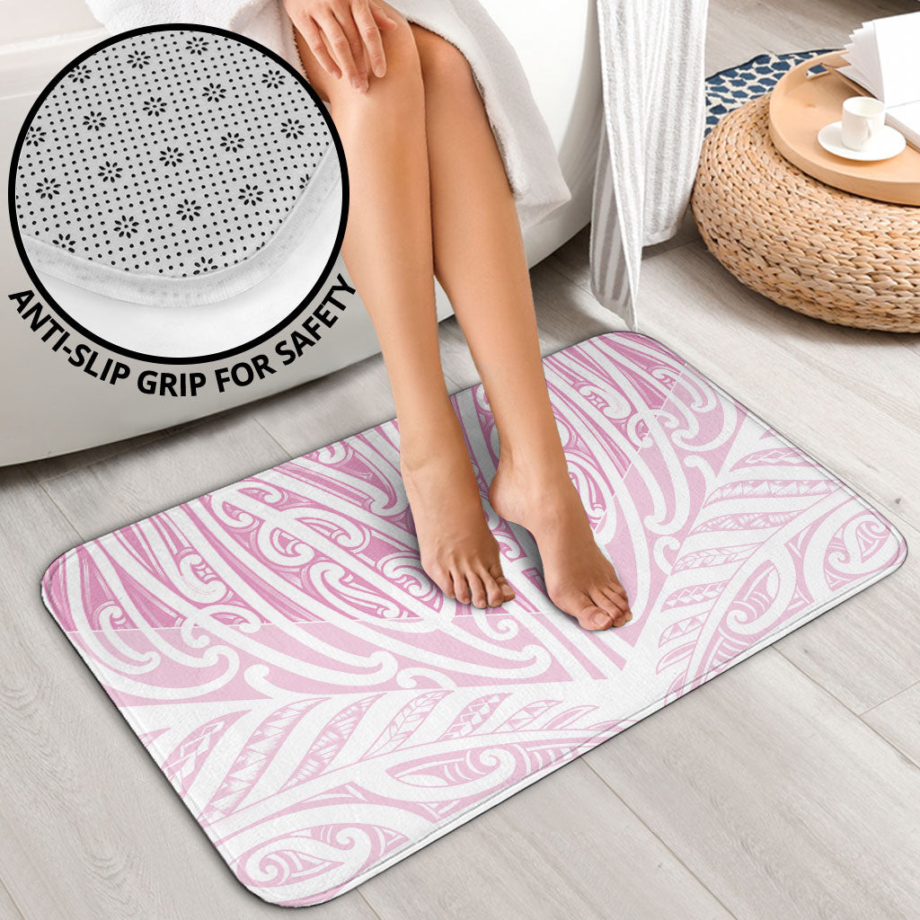 Pink New Zealand Puhoro Maori Tattoo Bathroom Set