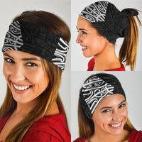 Black New Zealand Puhoro Maori Tattoo Neck Gaiter