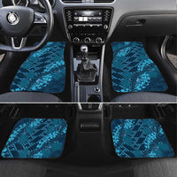 Naval Night Aloha Hawaii Car Mats Hawaiian Kakau Ohia Lehua Lei - Polynesian Pride