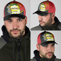 PNG Morobe Provins Classic Cap Papua New Guinea Plumeria Melanesian Pattern - Polynesian Pride