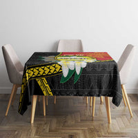 Personalised PNG Morobe Provins Tablecloth Papua New Guinea Plumeria Melanesian Pattern LT14 - Polynesian Pride