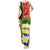 Personalised PNG Morobe Provins Tank Maxi Dress Papua New Guinea Plumeria Melanesian Pattern - Polynesian Pride