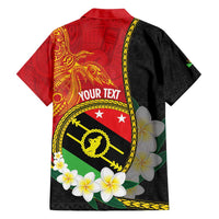Personalised PNG Sauten Hailans Family Matching Puletasi and Hawaiian Shirt Papua New Guinea Plumeria Melanesian Pattern - Polynesian Pride