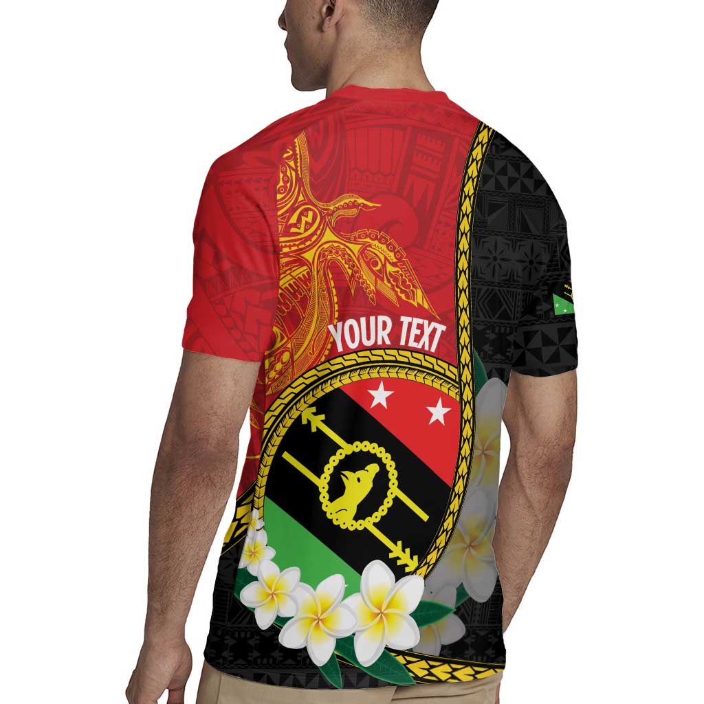 Personalised PNG Sauten Hailans Rugby Jersey Papua New Guinea Plumeria Melanesian Pattern LT14 - Polynesian Pride