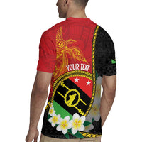 Personalised PNG Sauten Hailans Rugby Jersey Papua New Guinea Plumeria Melanesian Pattern LT14 - Polynesian Pride