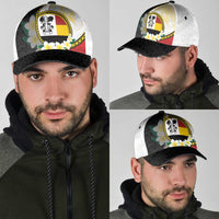 PNG Madang Provins Classic Cap Papua New Guinea Plumeria Melanesian Pattern - Polynesian Pride