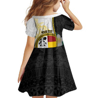 Personalised PNG Madang Provins Family Matching Mermaid Dress and Hawaiian Shirt Papua New Guinea Plumeria Melanesian Pattern - Polynesian Pride