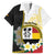 Personalised PNG Madang Provins Family Matching Off Shoulder Short Dress and Hawaiian Shirt Papua New Guinea Plumeria Melanesian Pattern - Polynesian Pride