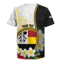 Personalised PNG Madang Provins Rugby Jersey Papua New Guinea Plumeria Melanesian Pattern LT14 - Polynesian Pride