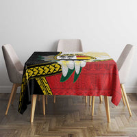 Personalised PNG Madang Provins Tablecloth Papua New Guinea Plumeria Melanesian Pattern LT14 - Polynesian Pride