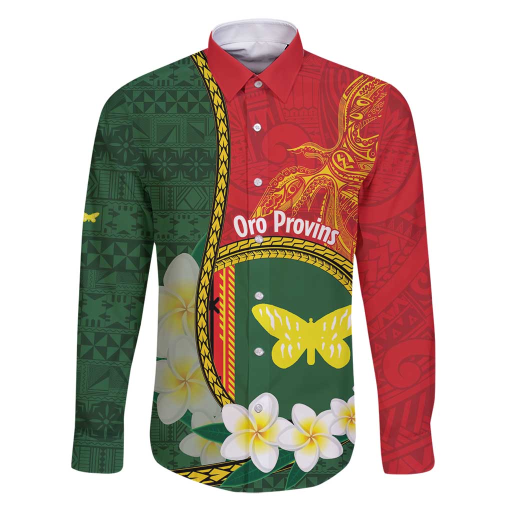 Personalised PNG Oro Provins Family Matching Puletasi and Hawaiian Shirt Papua New Guinea Plumeria Melanesian Pattern - Polynesian Pride