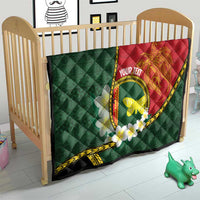 Personalised PNG Oro Provins Quilt Papua New Guinea Plumeria Melanesian Pattern - Polynesian Pride