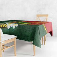 Personalised PNG Oro Provins Tablecloth Papua New Guinea Plumeria Melanesian Pattern LT14 - Polynesian Pride
