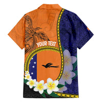 Personalised PNG Niu Ailan Family Matching Summer Maxi Dress and Hawaiian Shirt Papua New Guinea Plumeria Melanesian Pattern - Polynesian Pride