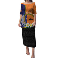 Personalised PNG Niu Ailan Puletasi Papua New Guinea Plumeria Melanesian Pattern - Polynesian Pride