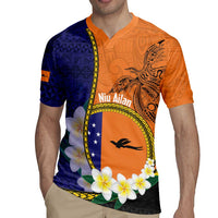 Personalised PNG Niu Ailan Rugby Jersey Papua New Guinea Plumeria Melanesian Pattern LT14 - Polynesian Pride