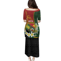 Personalised PNG Simbu Provins Family Matching Puletasi and Hawaiian Shirt Papua New Guinea Plumeria Melanesian Pattern - Polynesian Pride