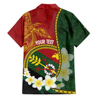 Personalised PNG Simbu Provins Hawaiian Shirt Papua New Guinea Plumeria Melanesian Pattern LT14 - Polynesian Pride
