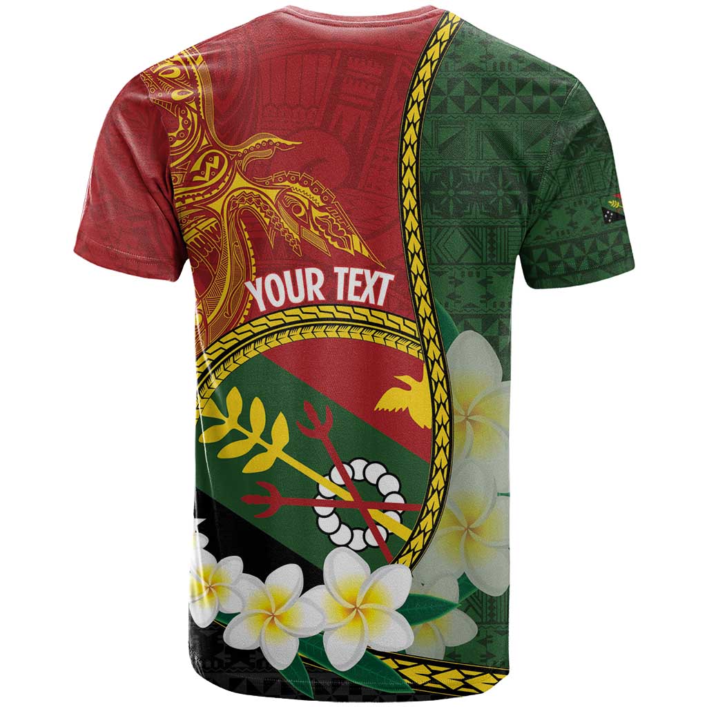 Personalised PNG Simbu Provins T Shirt Papua New Guinea Plumeria Melanesian Pattern - Polynesian Pride
