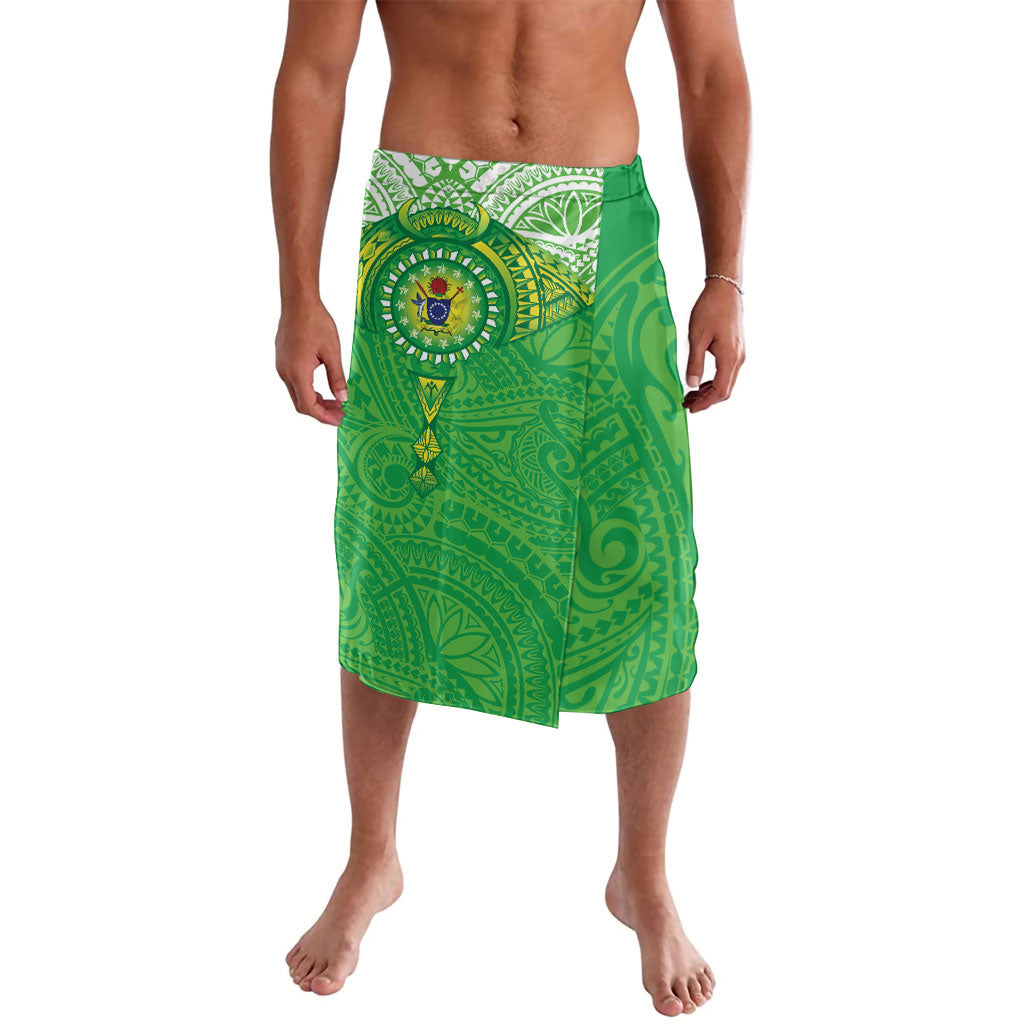 Cook Islands Manta Ray Lavalava Kuki Airani Tattoo Green Color