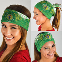 Cook Islands Manta Ray Neck Gaiter Kuki Airani Tattoo Green Color LT14 - Polynesian Pride
