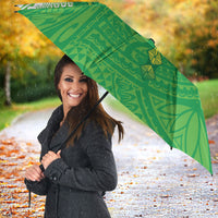 Cook Islands Manta Ray Umbrella Kuki Airani Tattoo Green Color LT14 - Polynesian Pride